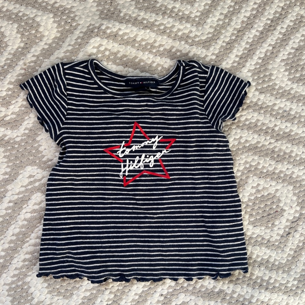 Tommy Hilfiger Navy Striped Kids T-Shirt